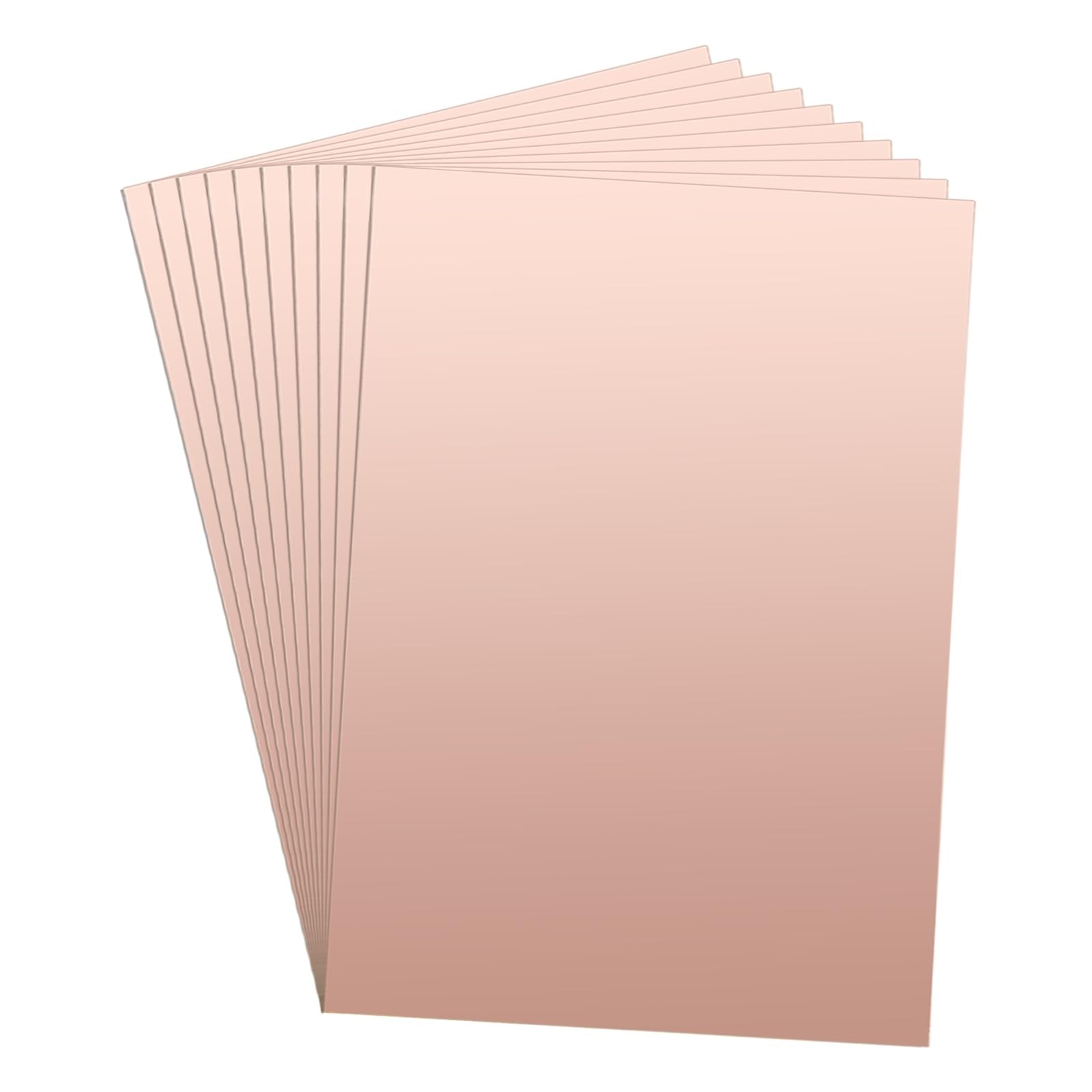 uxcell 10pcs 100x70mm Double Sided Copper Clad 100x70mmx1.5mm, Cooper