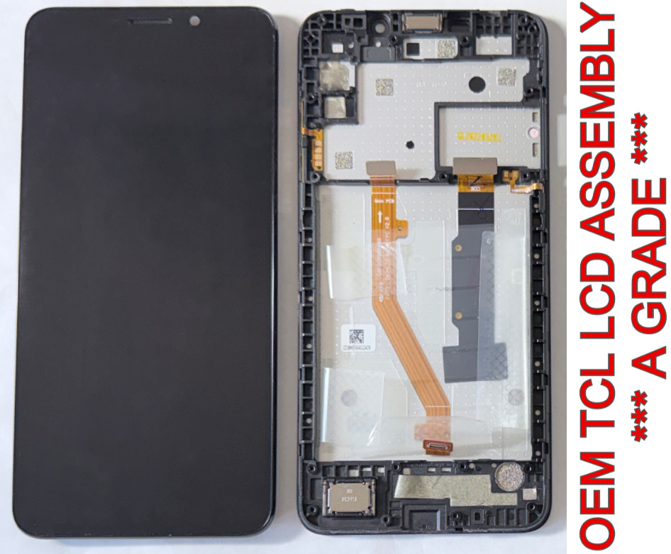 TRACFONE TCL A3X A600DL LCD SCREEN DISPLAY DIGITIZER ASSEMBLY + FRAME * A GRADE