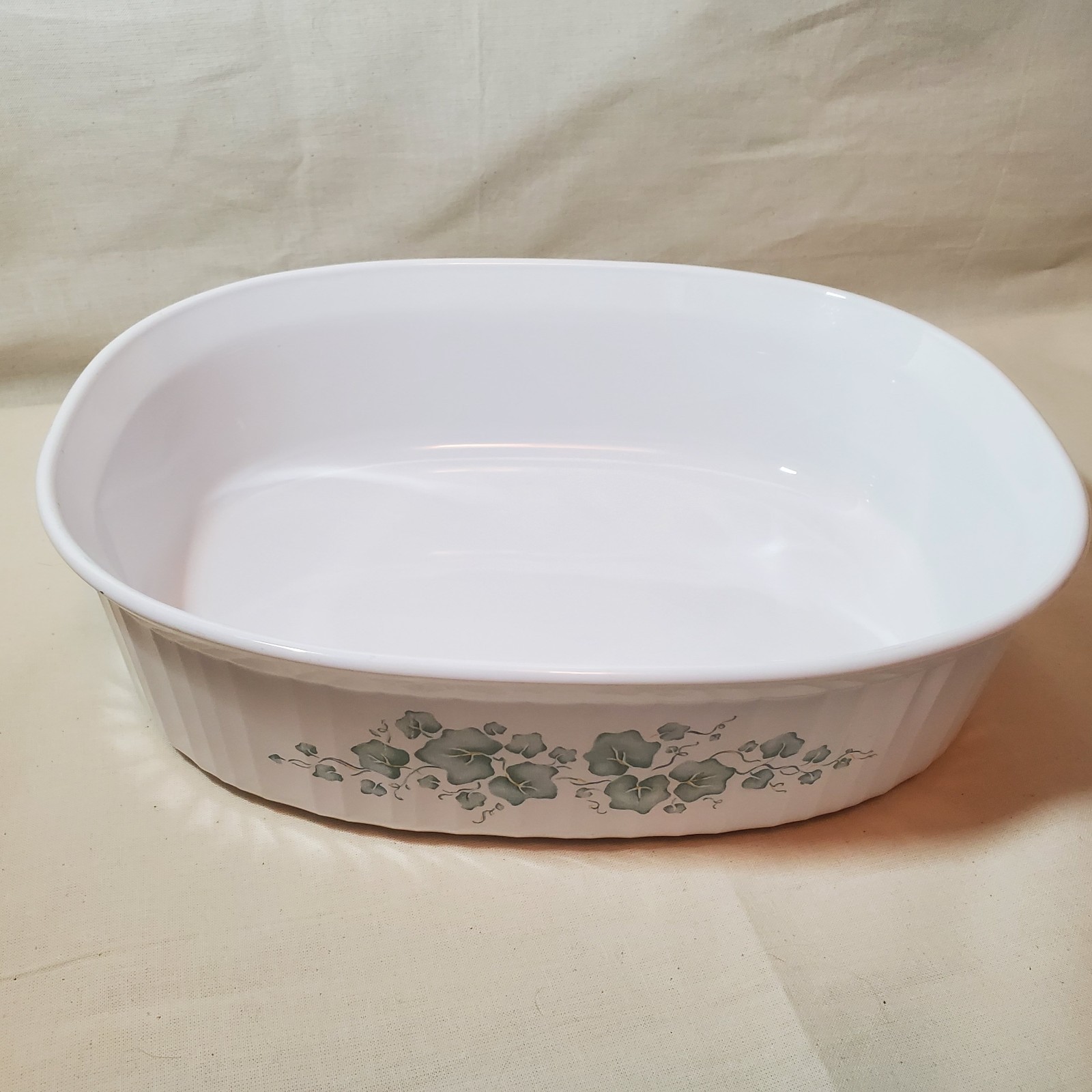 Vintage Corning Ware Spice of Life F-2-B 2.8L Oval Casserole Baking Dish No Lid