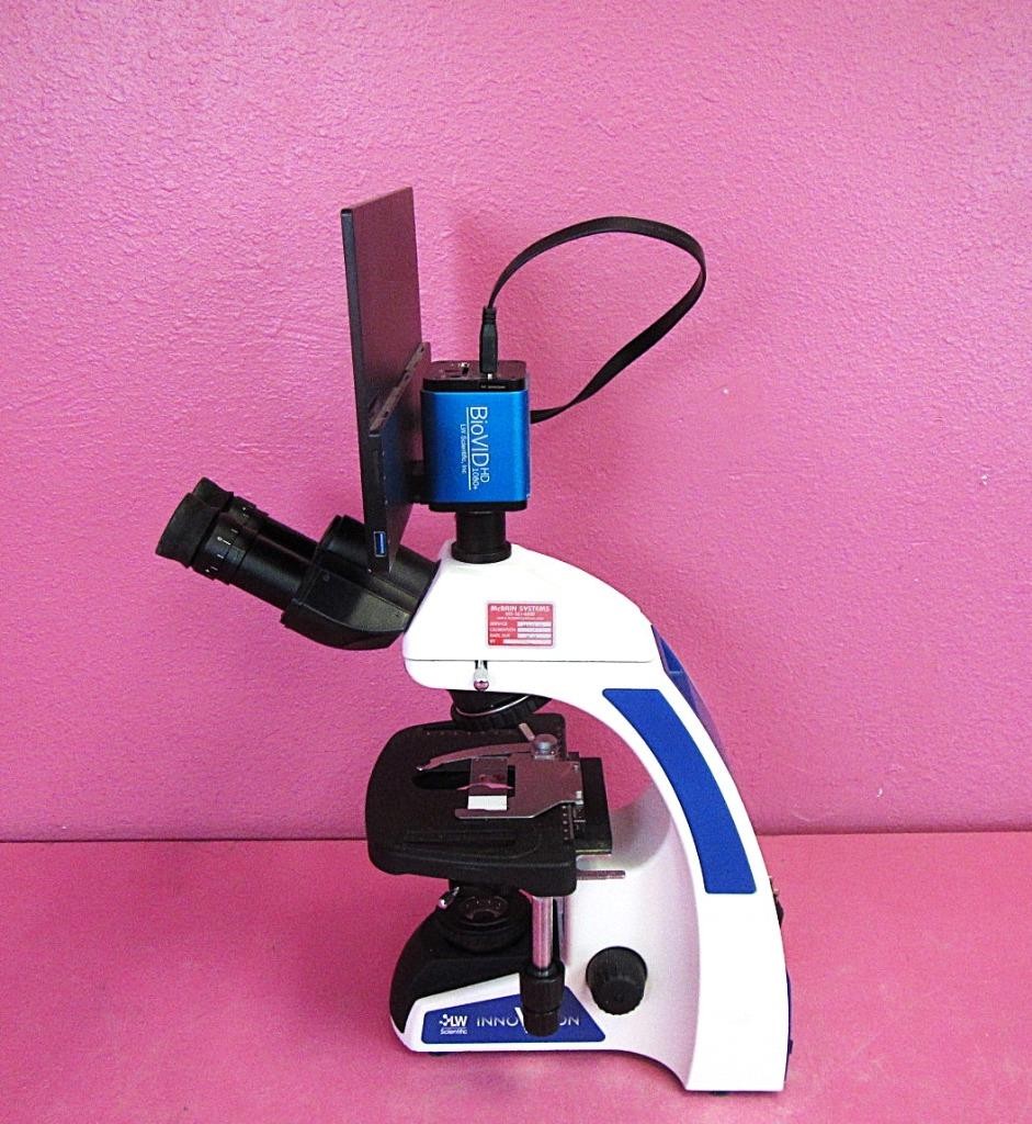 LW Scientific Innovation Digital Video LED & BioVid HD Camera Microscope System