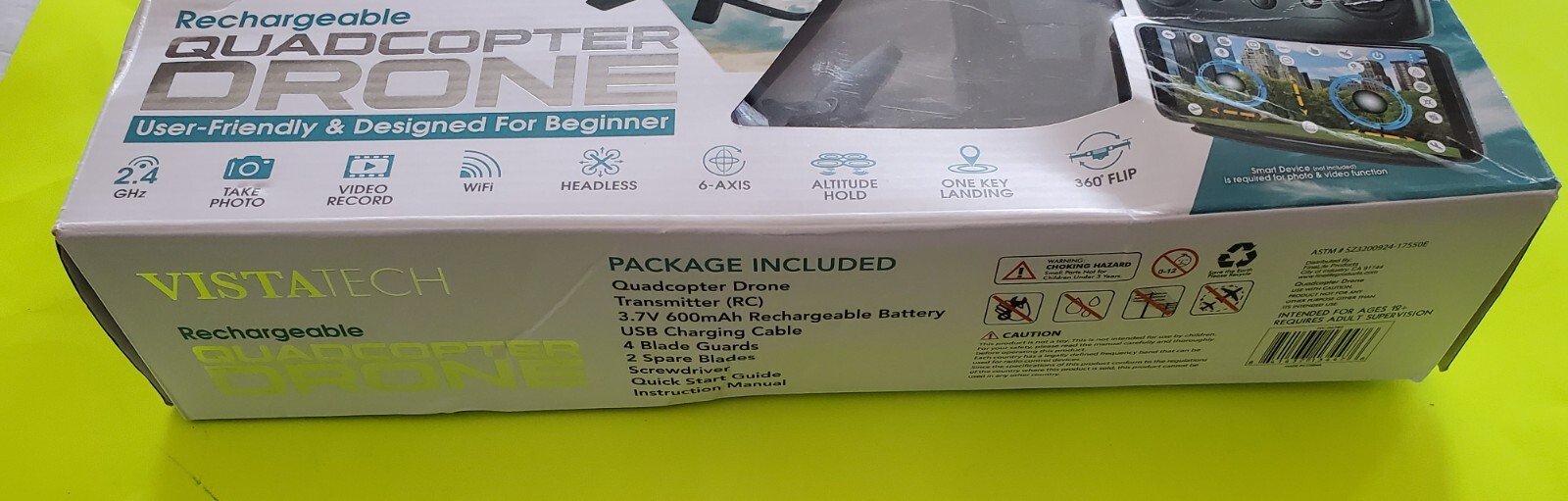Vistatech Rechargeable Quadcopter Drone