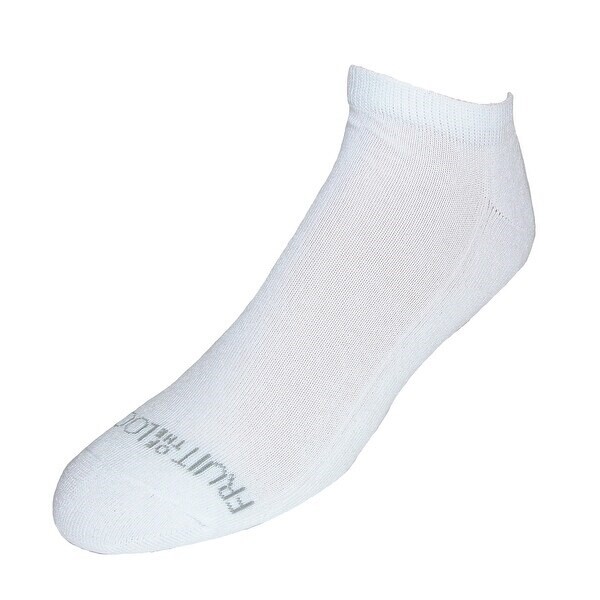 Fruit of the Loom® Men's Durable Cushioned No Show Socks 6 Pairs " BIG & TALL"