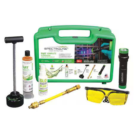 Spectroline Spe-Hvlbeze Fluorescent Leak Detect Kit, Green, 4 Oz
