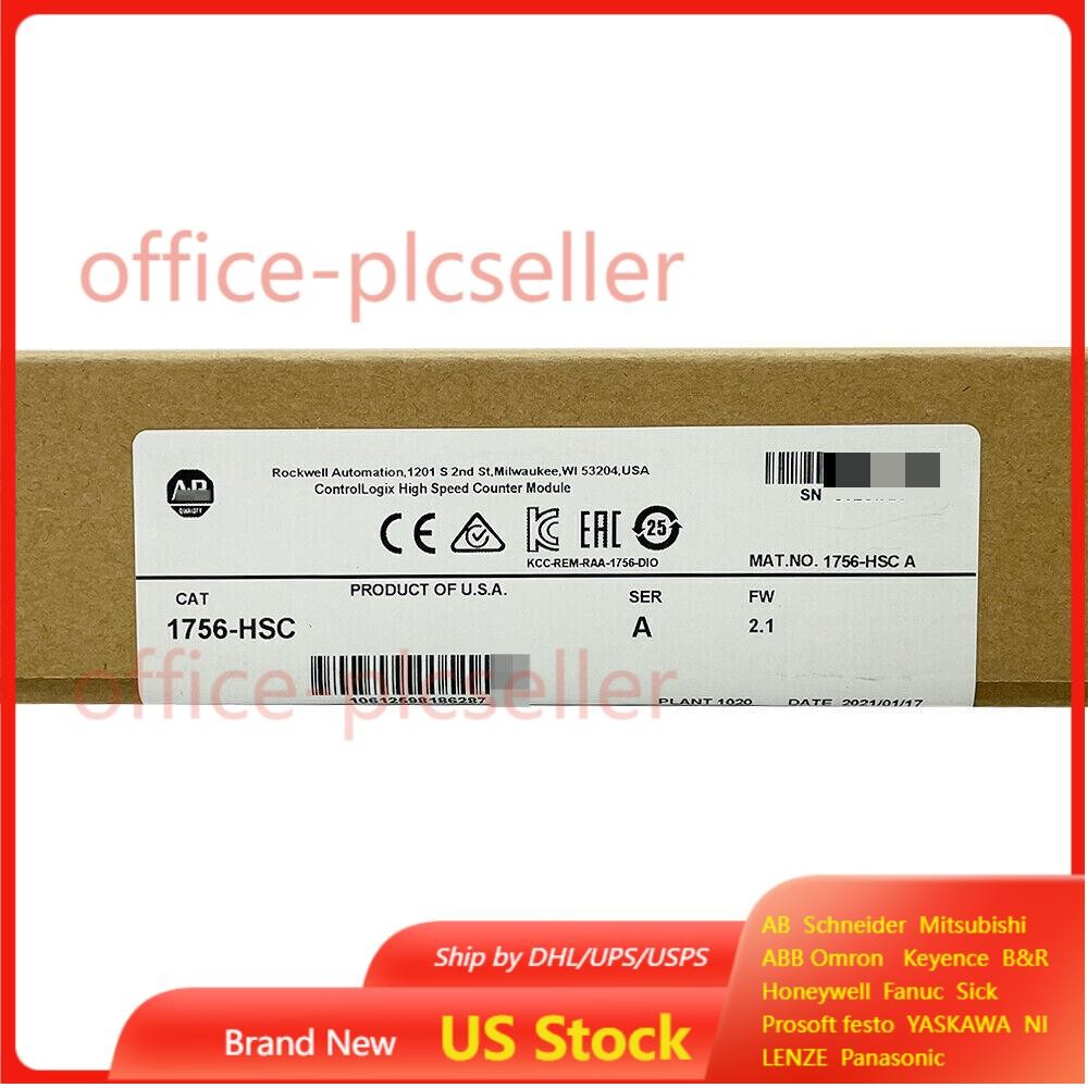 New Factory Sealed AB 1756-HSC /A ControlLogix High Speed Counter Module 1756HSC