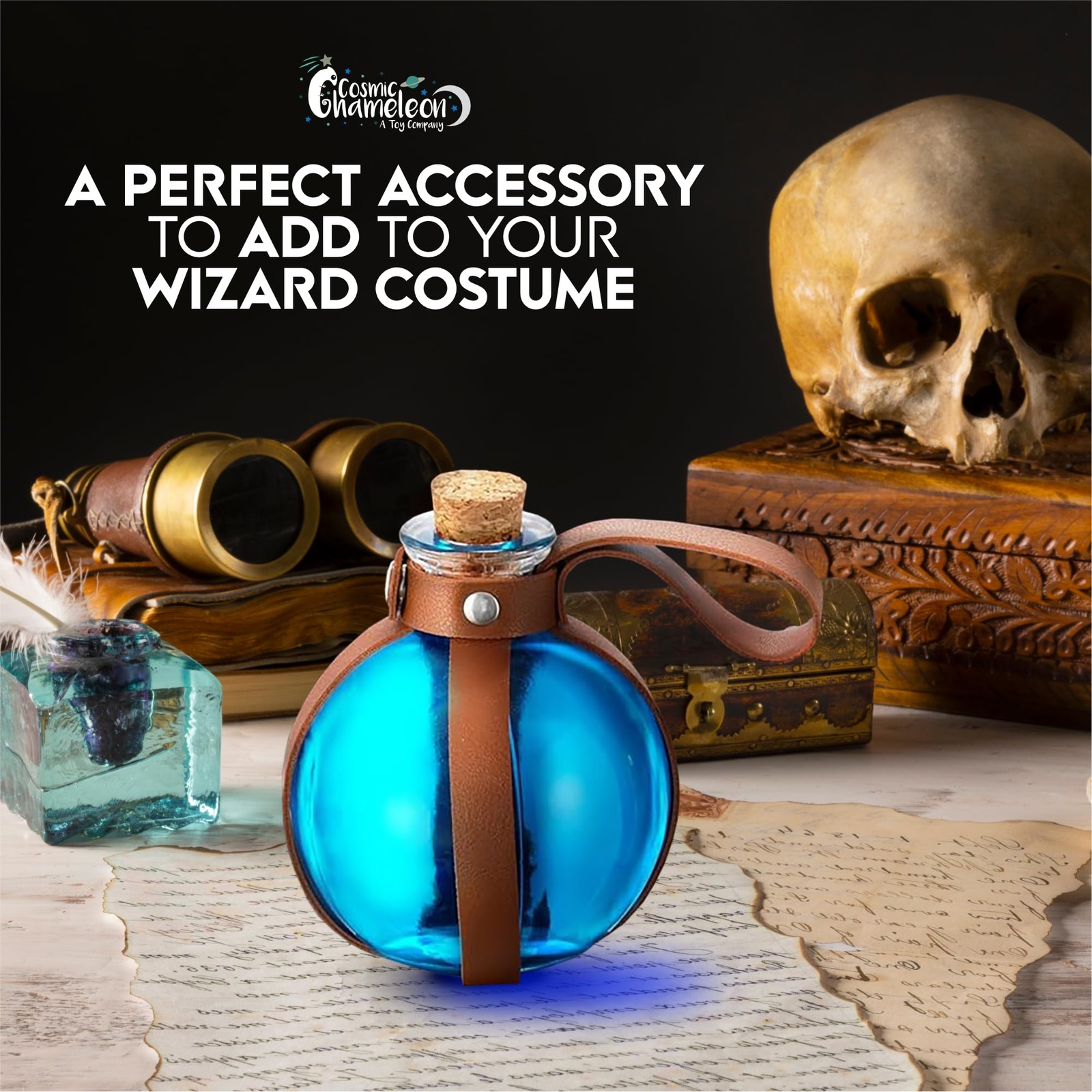 Glass Potion Bottles with Cork, Bottles prop, Dark Magic Potion bottles with ...