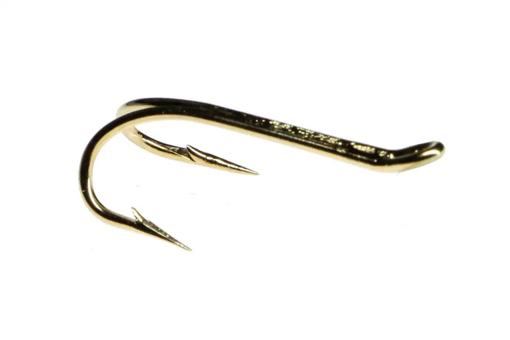 FULLING MILL MAGNI DOUBLE FLY TYING HOOKS GOLD FM7510 SIZE 6 (12 PACK) FISHING