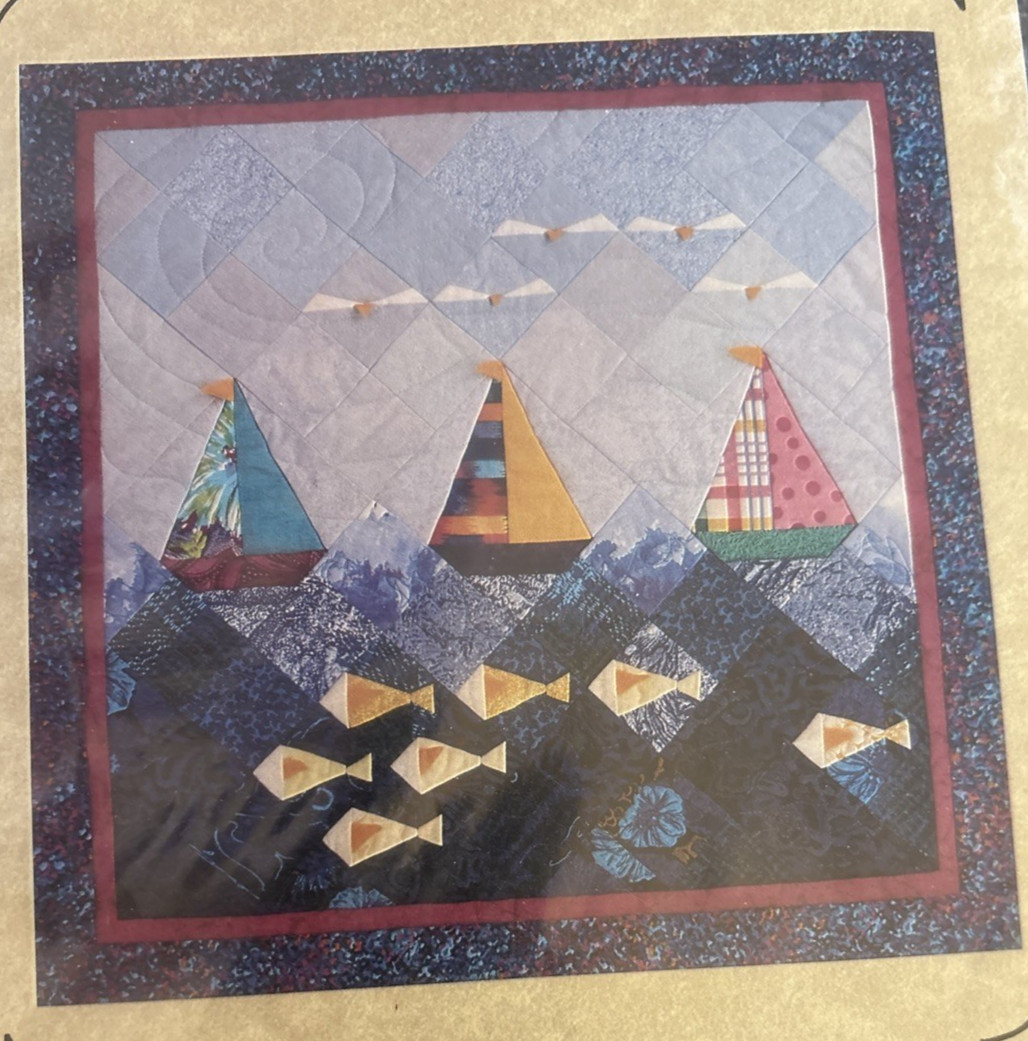 Vtg Rare Alicia's Attic SEA-FARING FUN Quilt 1996 Pattern only