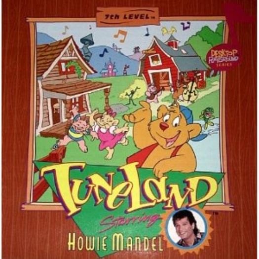 Tuneland Starring Howie Mandel PC CD learn computer mouse farm preschoolers game
