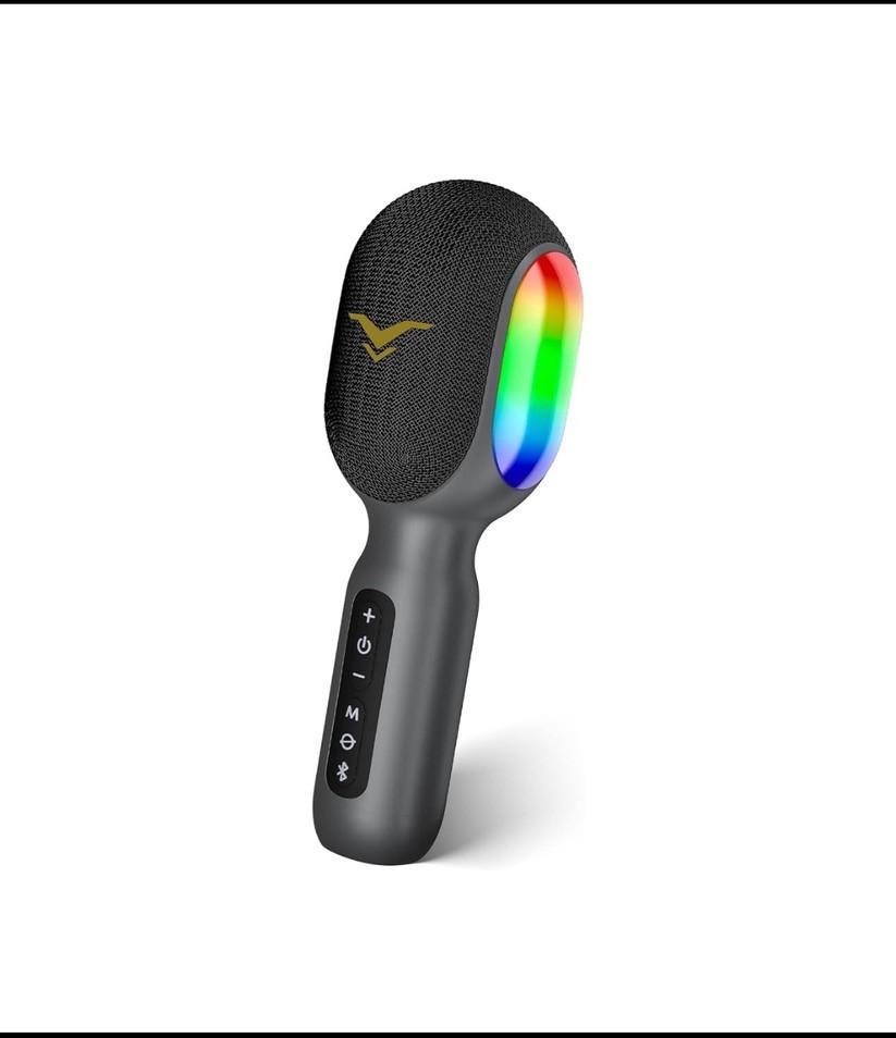 New StageSound Portable Bluetooth Karaoke Mic Speaker With Dynamic RGB Lights