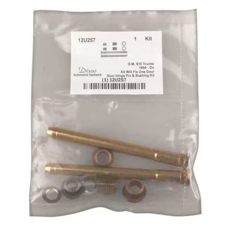 Zoro Select 9833 Door Hinge Pin/Bushing Kit, Gm S10, 8 Pc,  9833