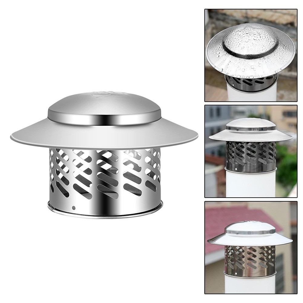 Roof Pipe Exhaust Hood Chimney Protection Fixed Base Extensive Rain Protection