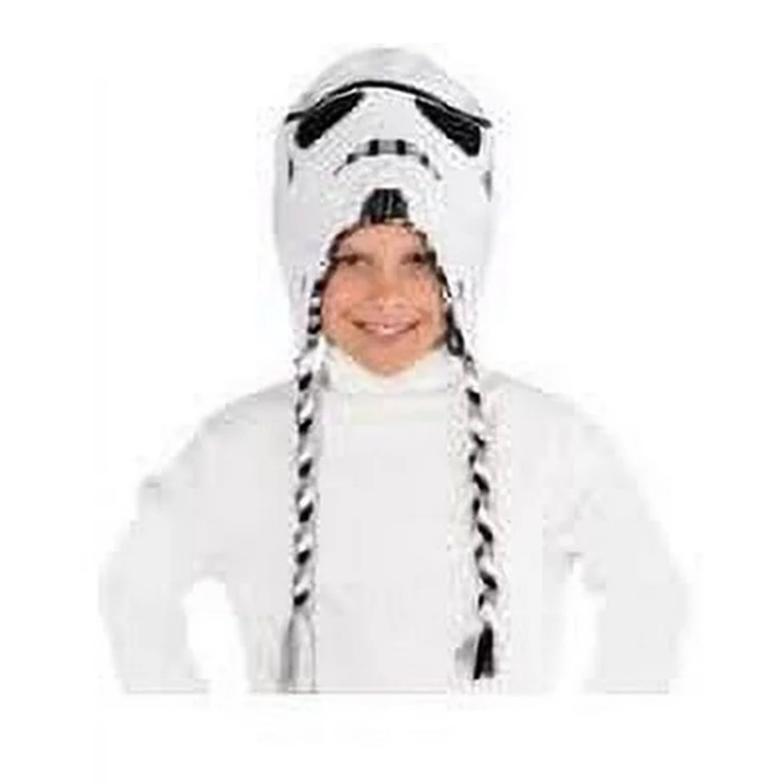 Star Wars Stormtrooper White Black Classic Winter Hat With Ties Boy Girl Unisex
