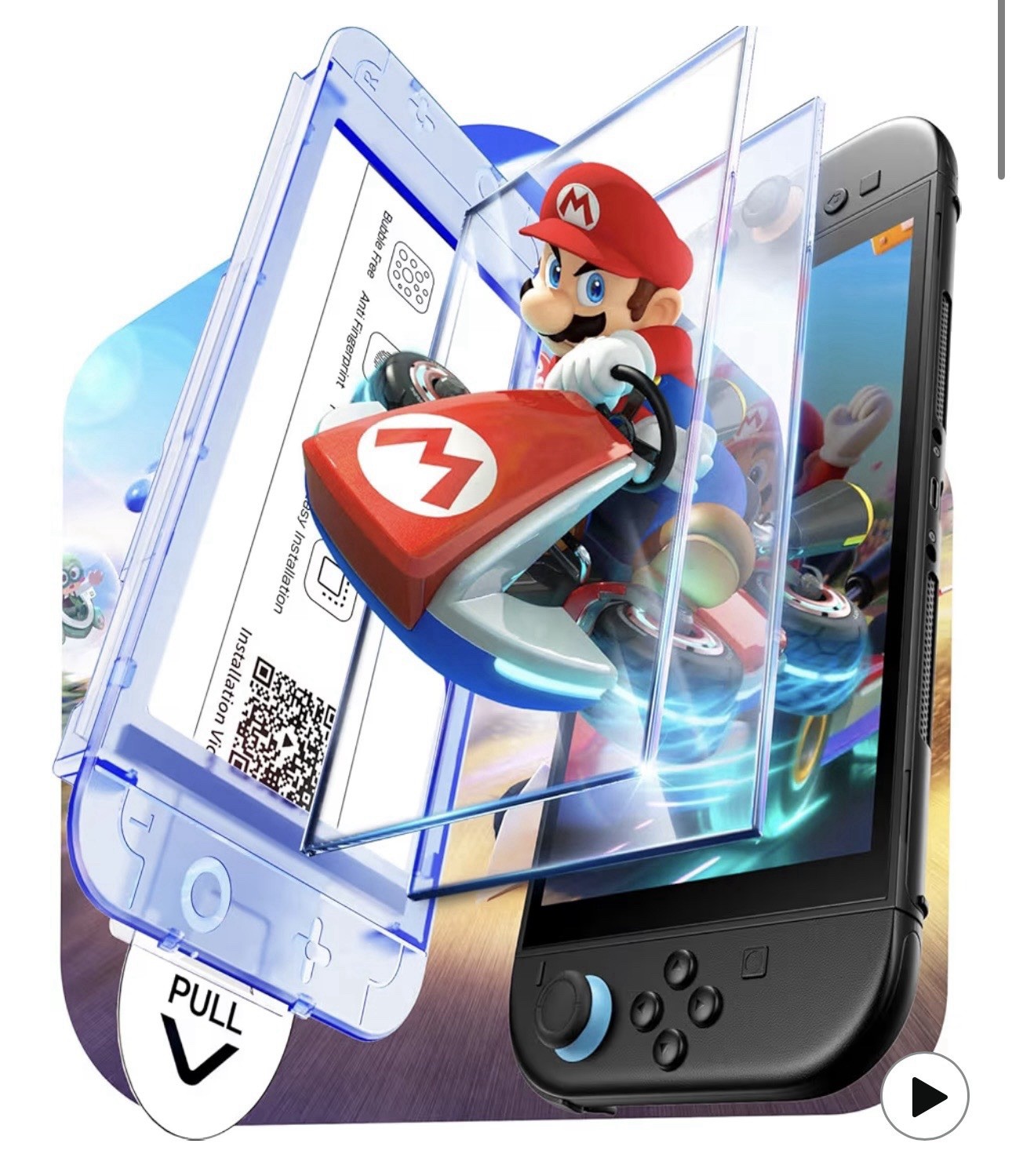 Nintendo Switch Glass Screen Protector Clear for Console