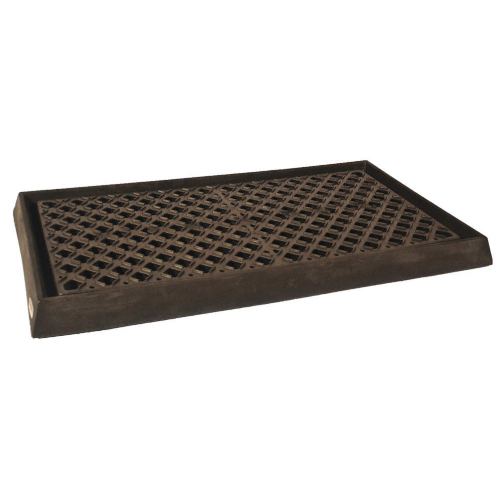 ULTRATECH 2350 Spill Tray,Black,Spill Cap. 14 gal. 53CN49