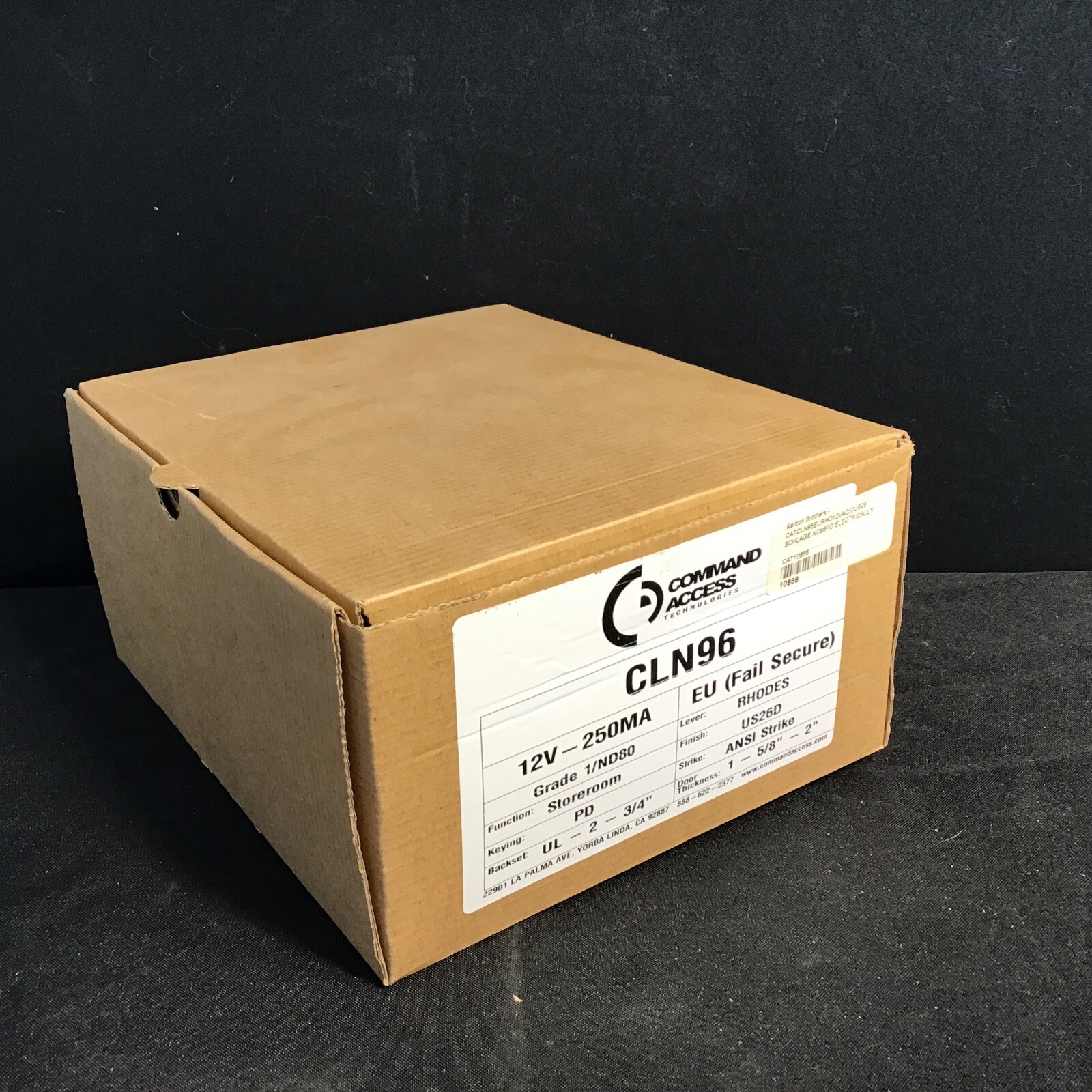 Command Access CLN96 ND80 Electrified Stroreroom Lever Rhodes 12v *KB*
