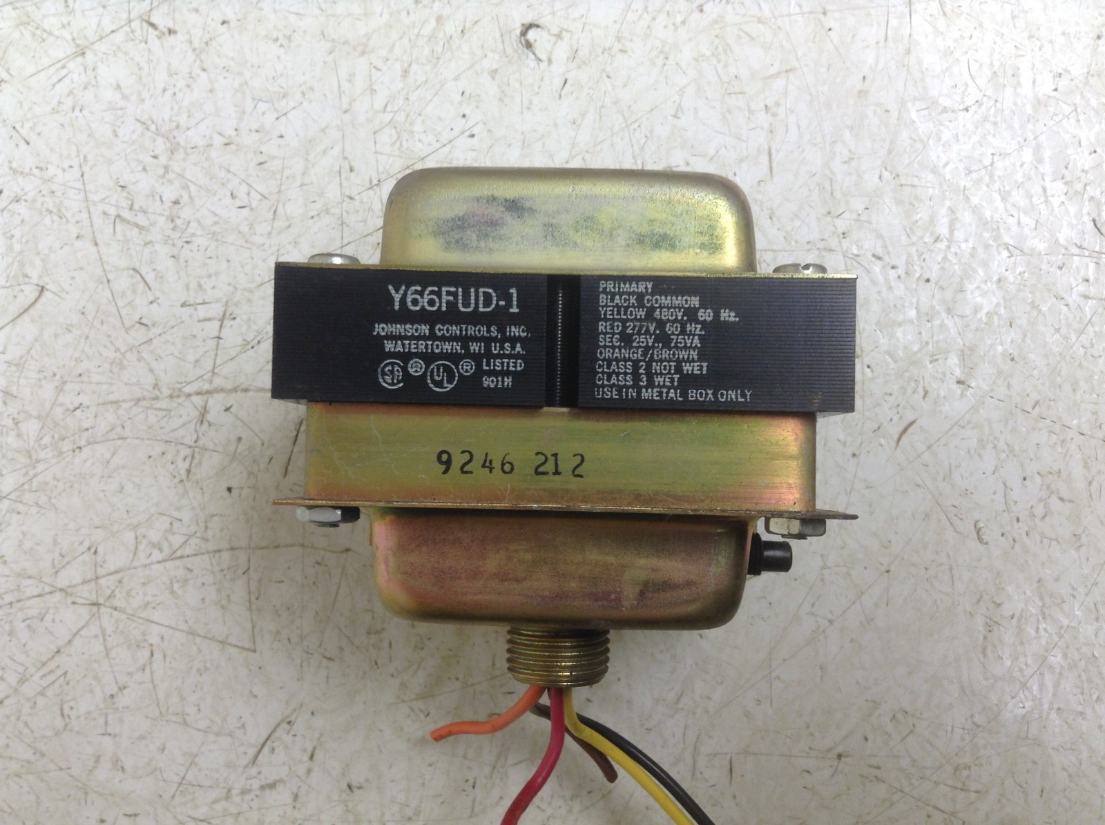 Johnson Controls Y66FUD-1 Transformer Y66FUD1 (OK)