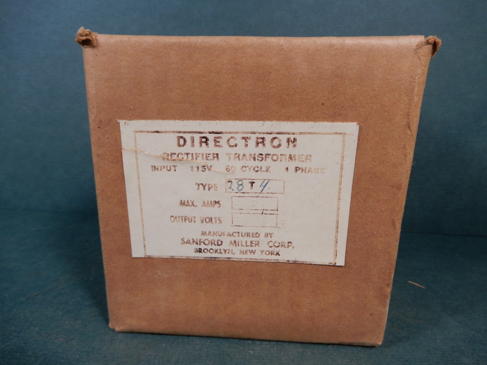 Sanford Miller Directron 14V/28V 28T4 Beefy Power Transformer 7.5 Pounds NOS