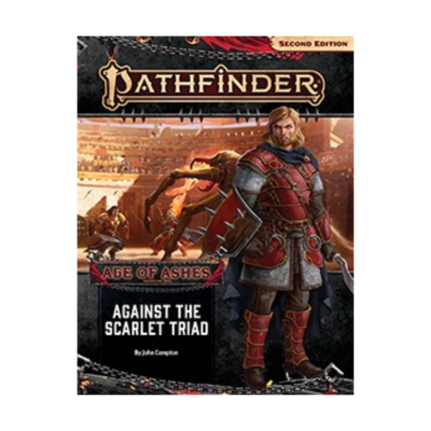 Paizo Pathfinder #149 "Age of Ashes #5 - Against the Scarlet Triad" VG+