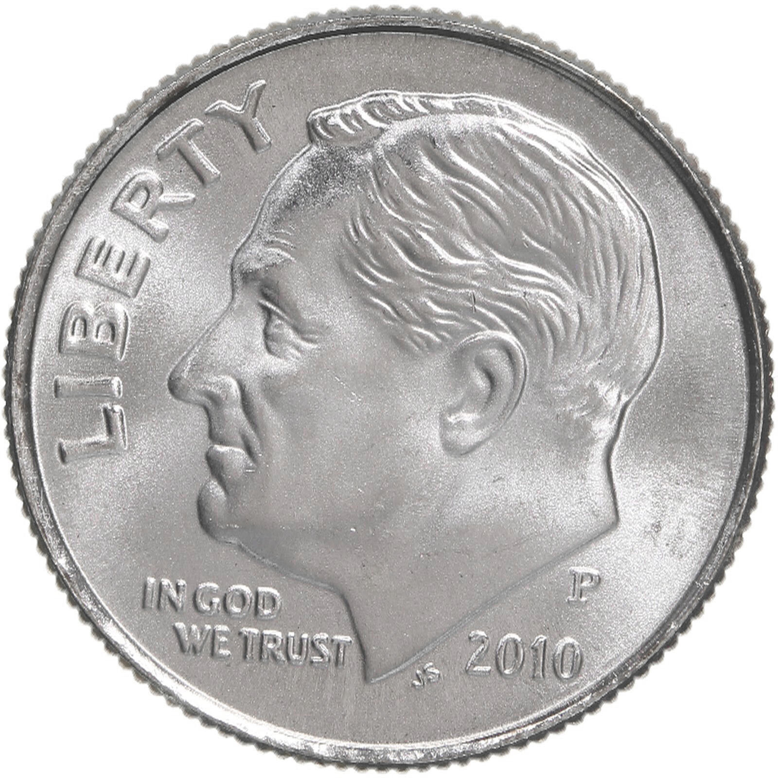 2010 P Roosevelt Dime Satin Finish