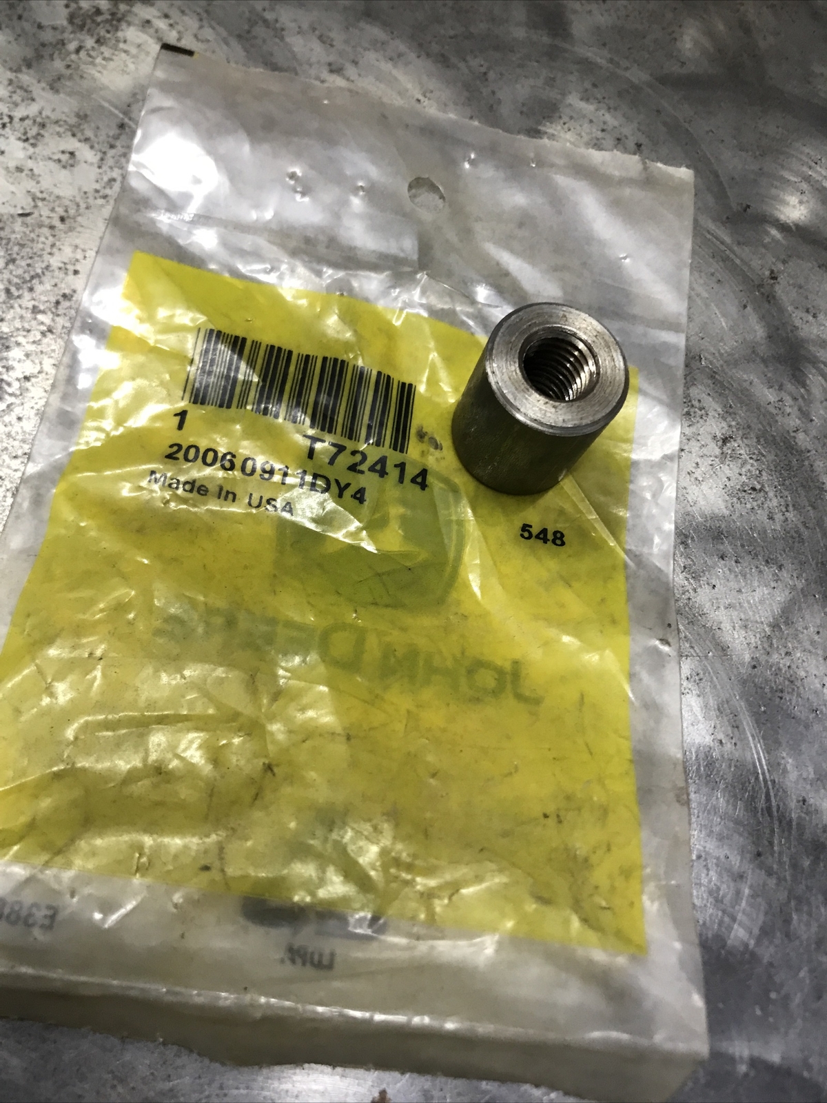 NOS John Deere OEM Bushing T72414 axle transmission engine steel metal 1400 zbar