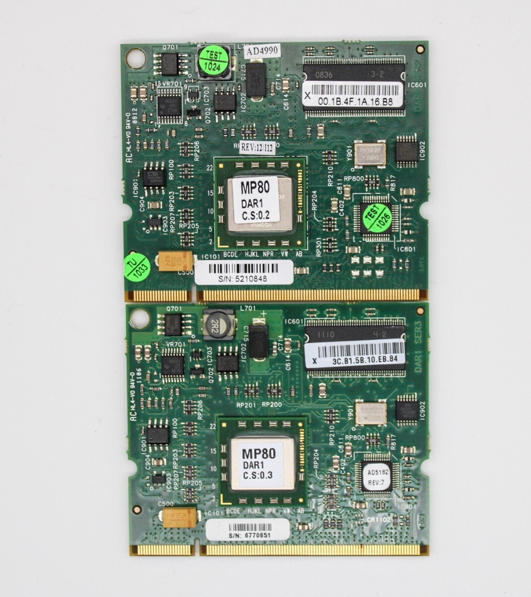 Avaya MP80 Media Processor AD5182 AD4990 Lot of 2