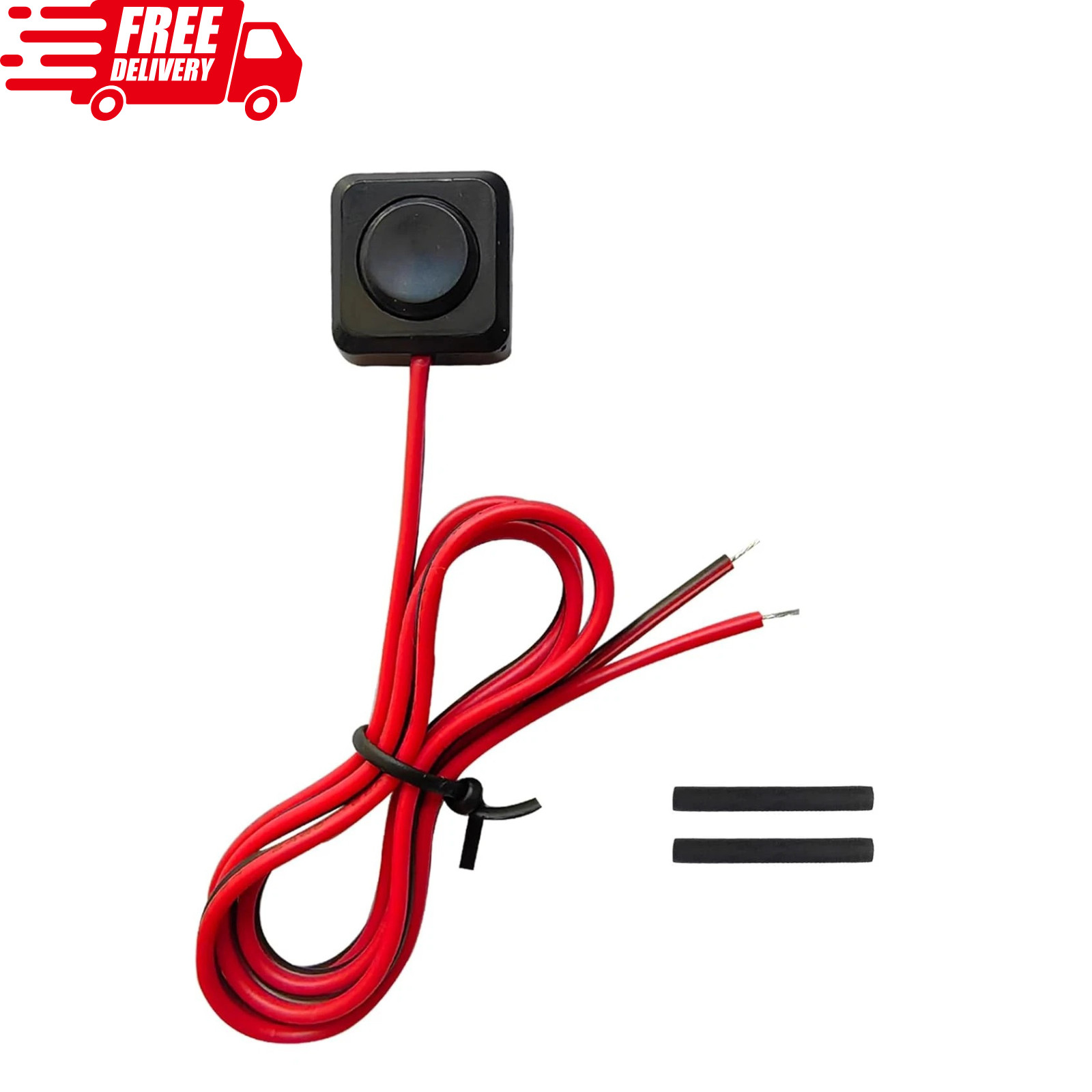 Momentary Push Button Switch 12V 24V Small Momentary Switch 20 Inch Prewired