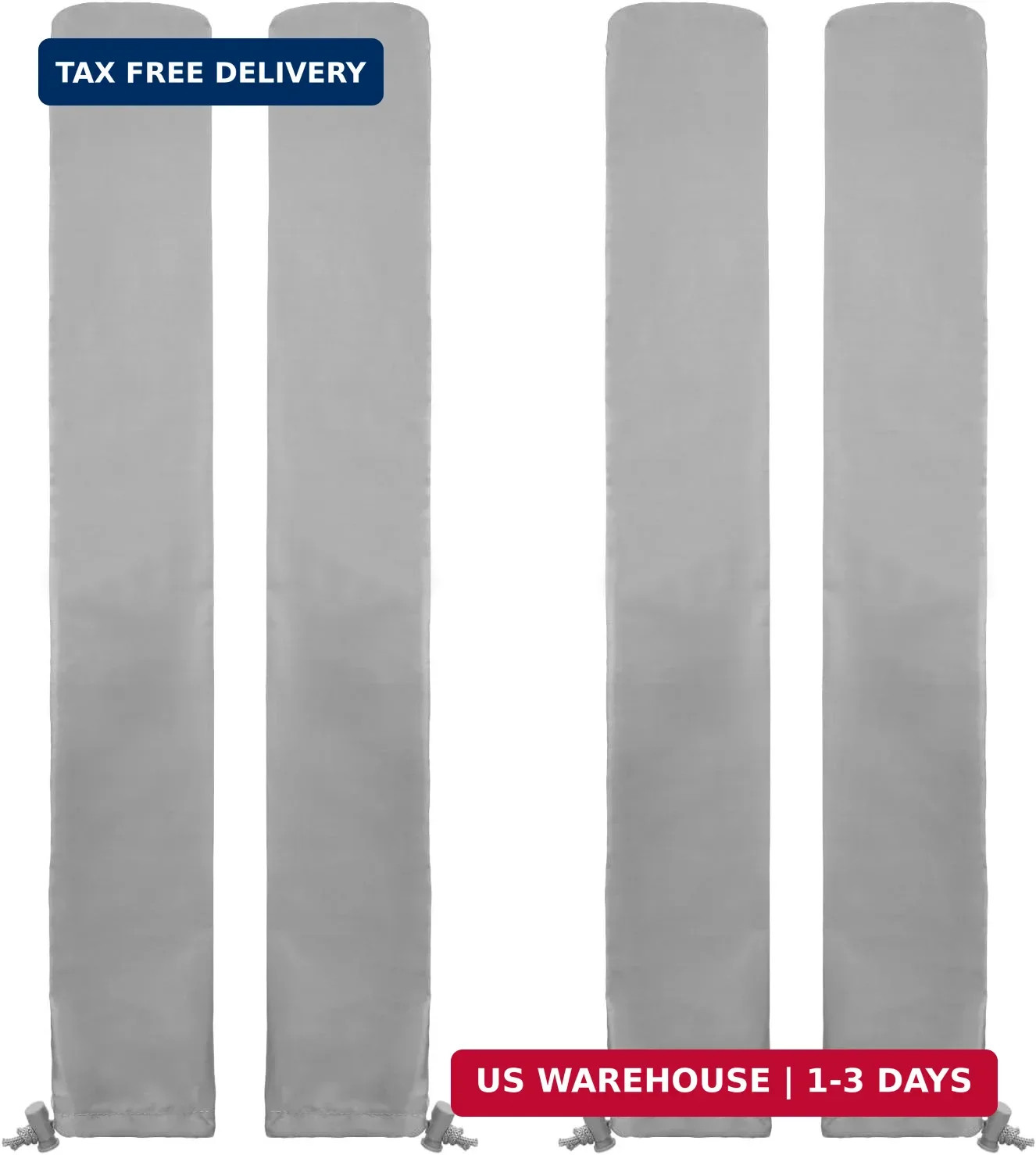 4PCS Windshield Wiper Blade Covers, 25.5x3.9 Inch Car Windshield Wiper Covers, G