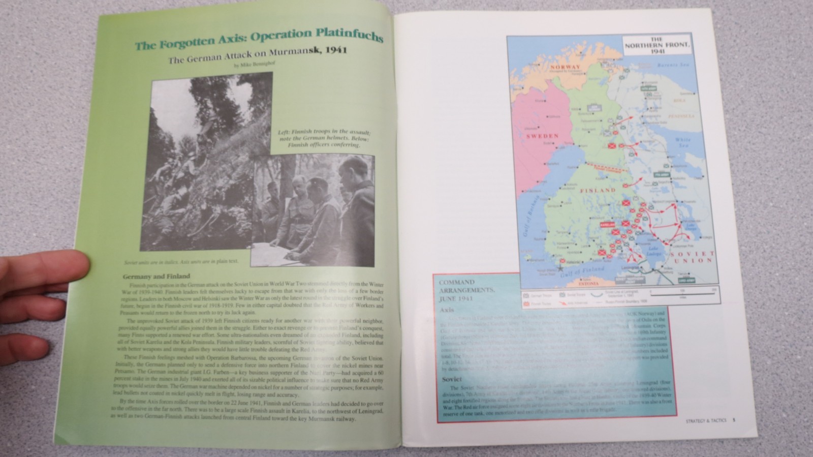 Strategy & Tactics # 194 Forgotten Axis German Murmansk 1941 complete unpunched