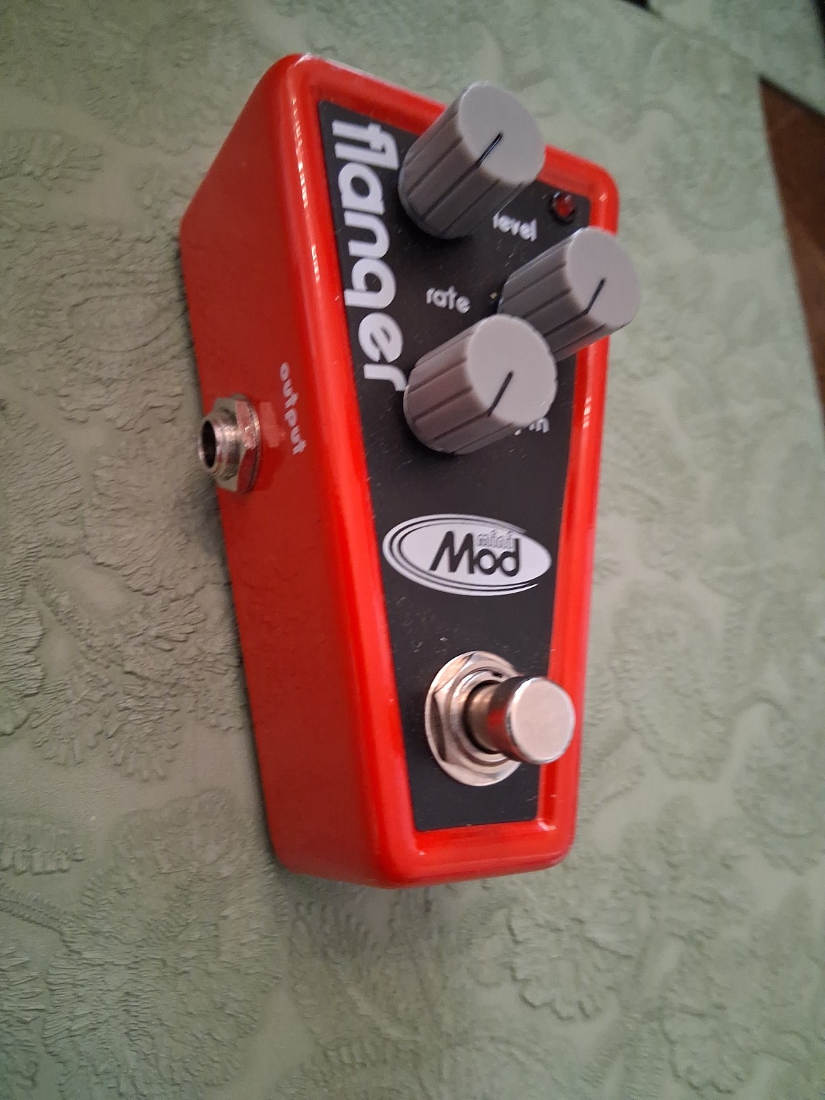 MODTONE Mini-Mod Flanger Guitar Effect Pedal Used Compact True Bypass TESTED