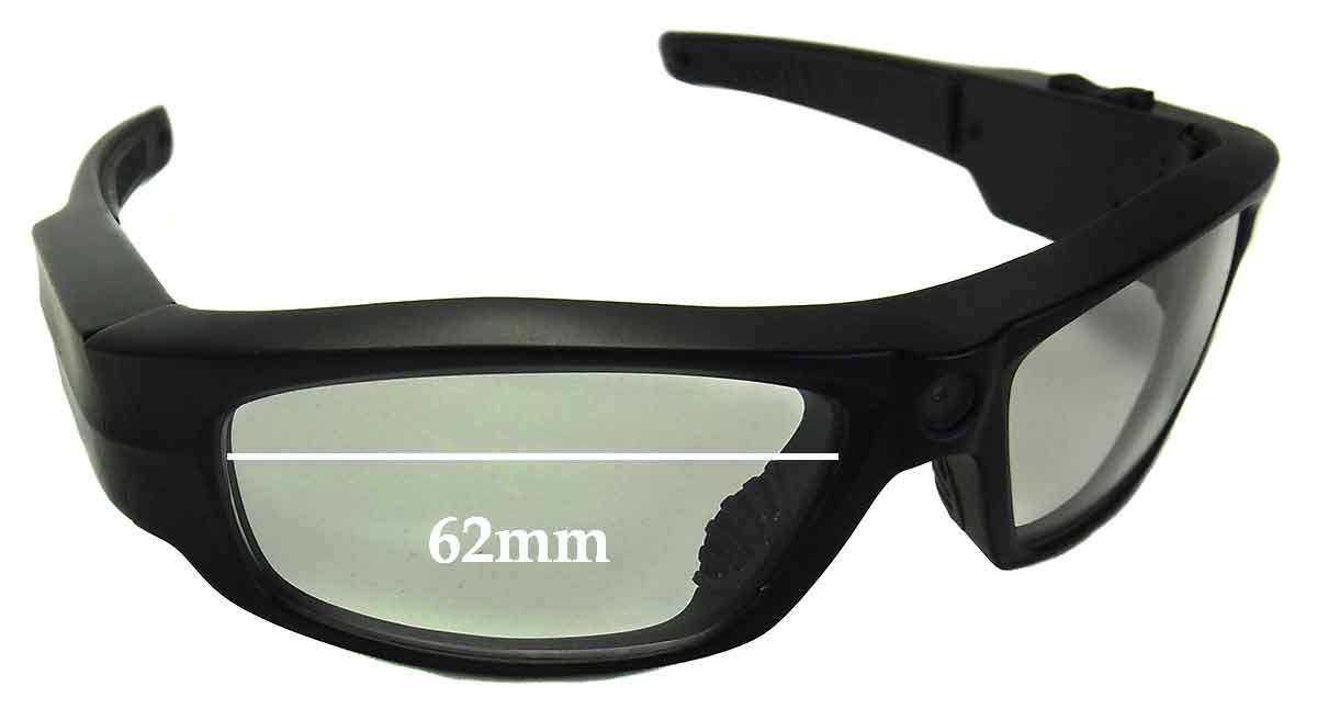 SFx Replacement Sunglass Lenses fits Pivothead Pivothead - 62mm Wide