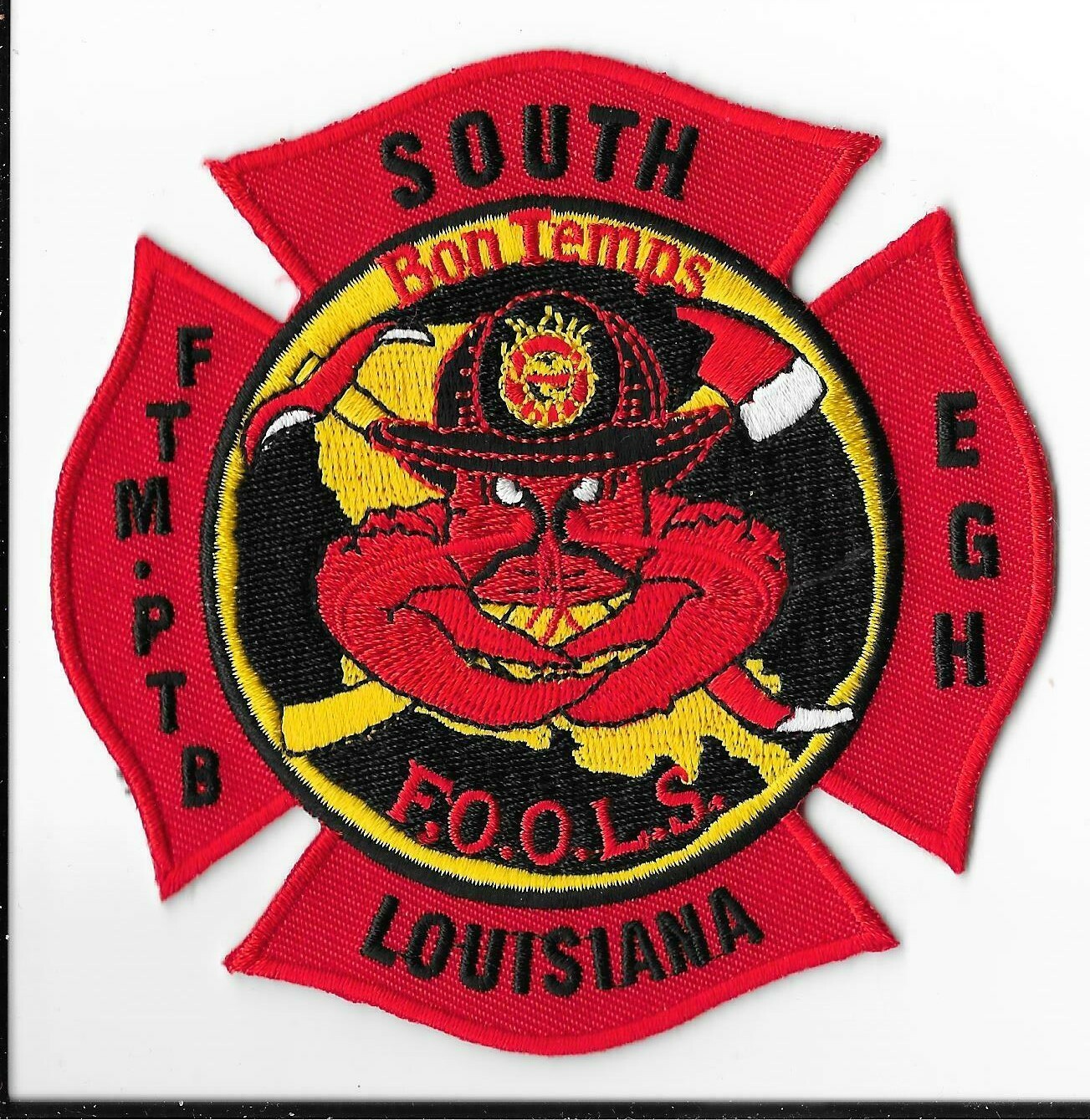 South Louisiana Fire FTM PTB EGH Bon Temps Shoulder Patch V1