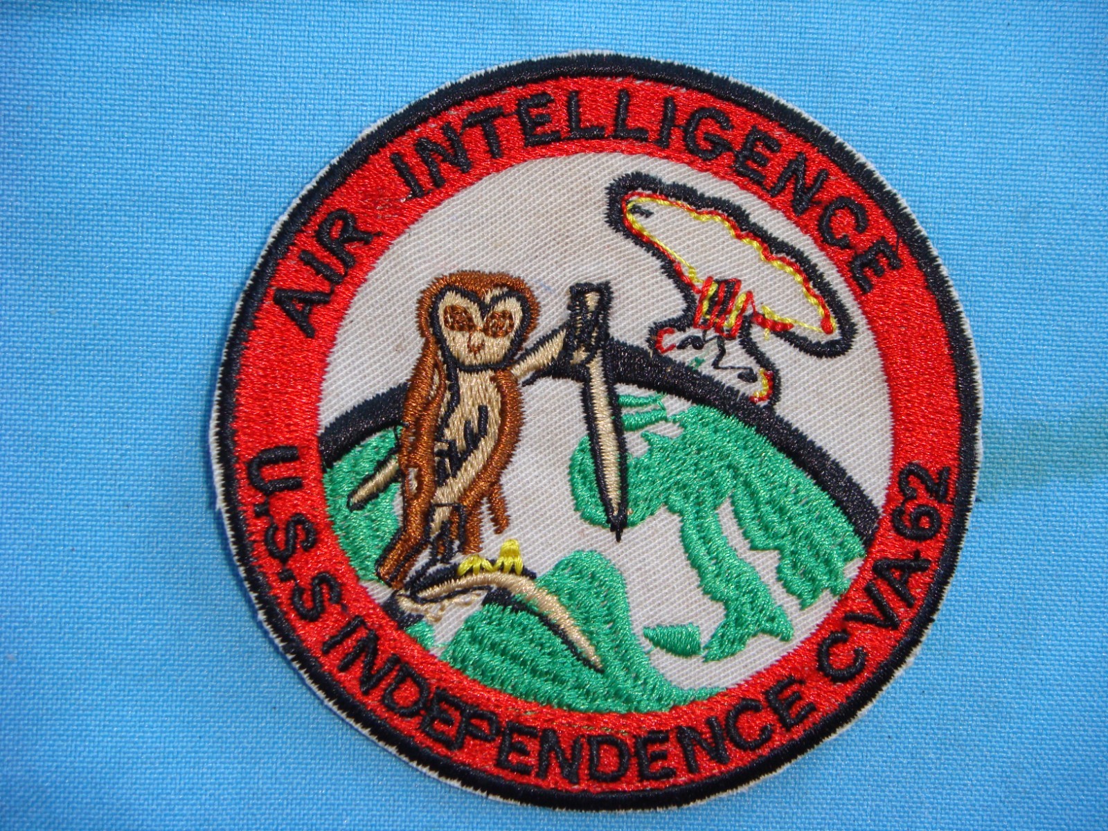 VIETNAM WAR PATCH, USS CVA 62 AIR INTELLIGENCE INDEPENDENCE,