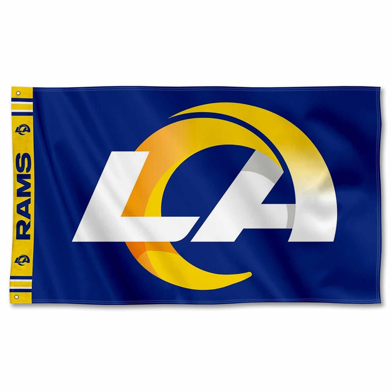 Los Angeles Rams Football 3x5 ft Team & Name Logo Flag - NFL Gift Banner