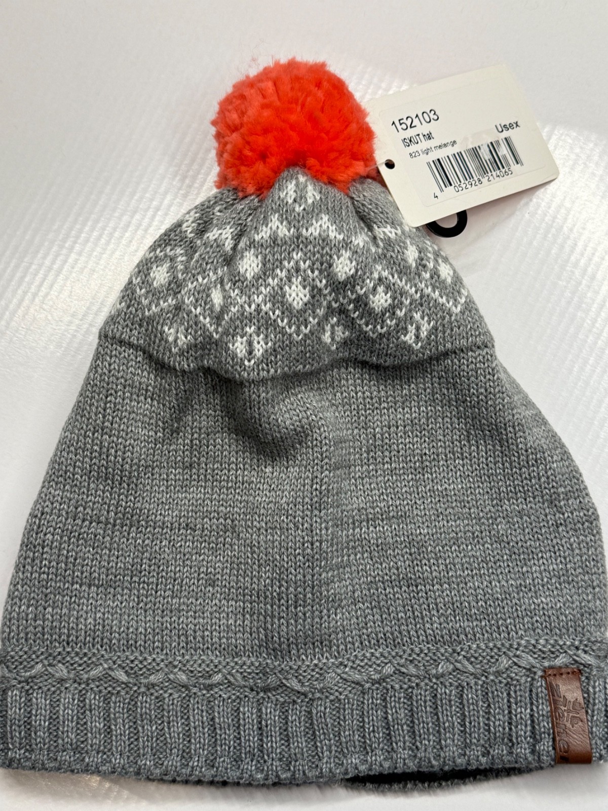 Ziener Iskut Light Melange Grey hat #152103-823