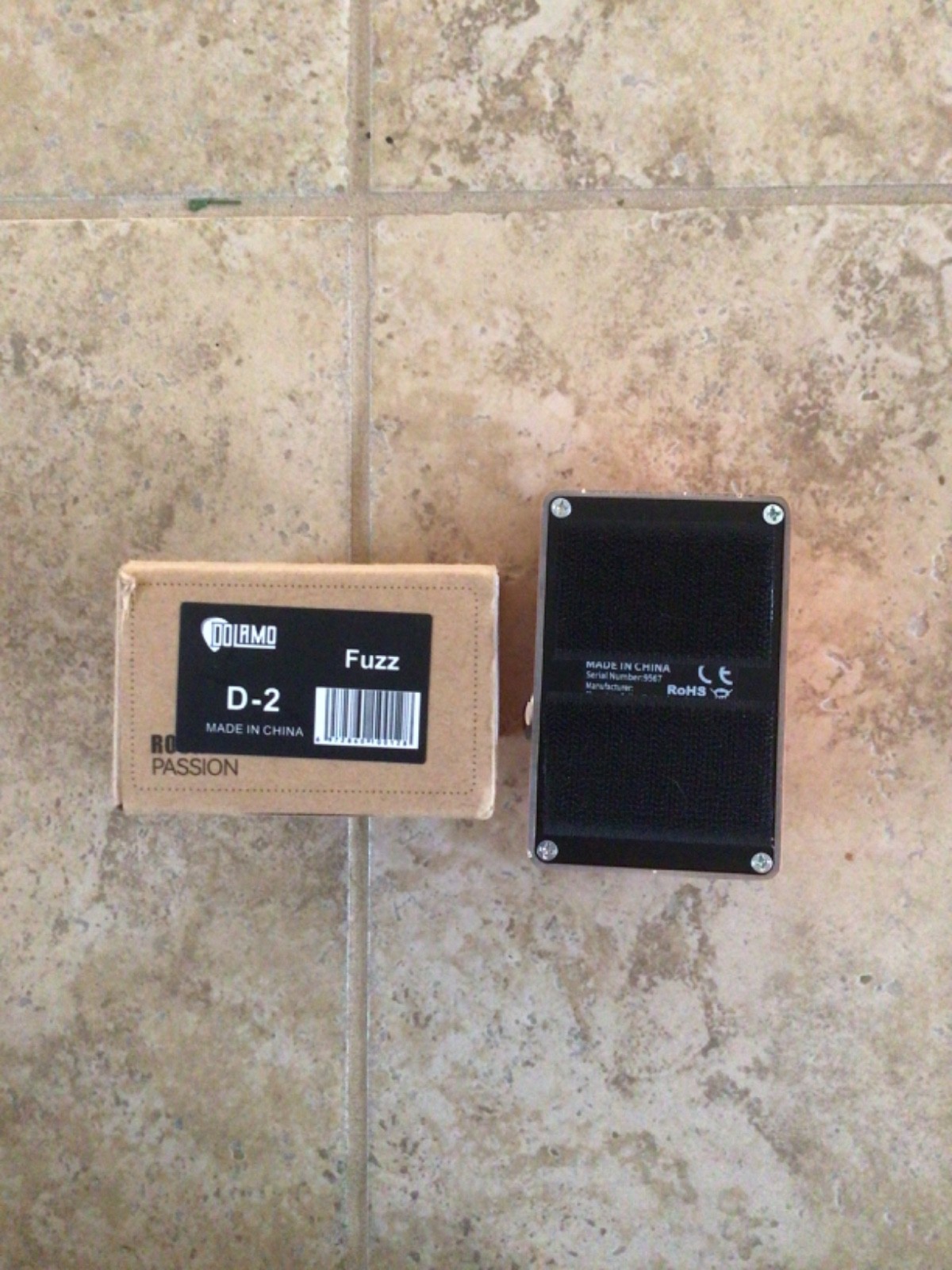 Dolamo D-2 Fuzz Guitar Effects Pedal Tested & Working