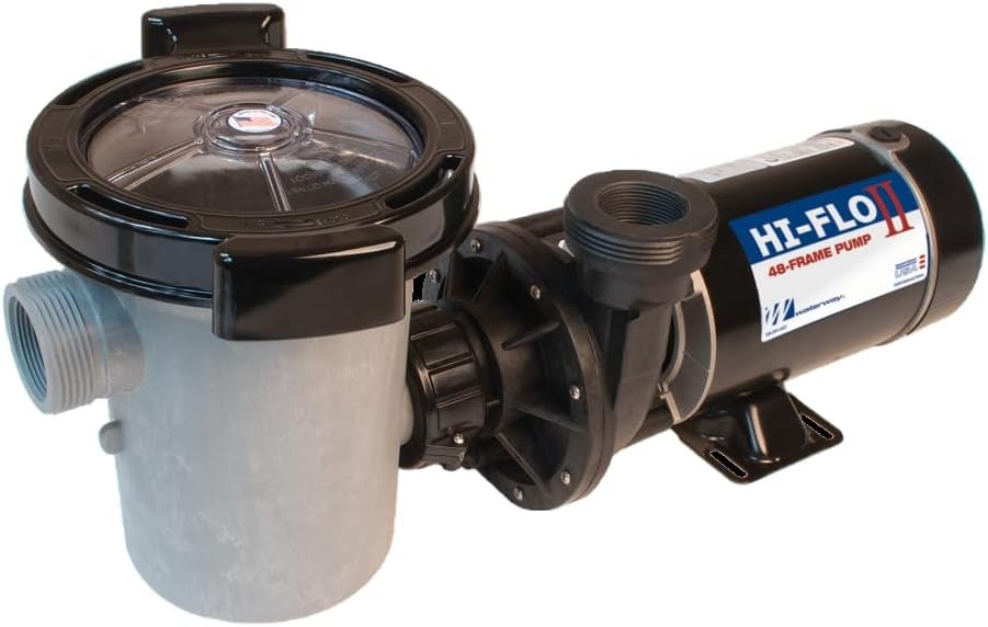 Waterway .95 HP Hi-Flo II ABG Pump With 3 foot NEMA With Trap SD-10-1-N