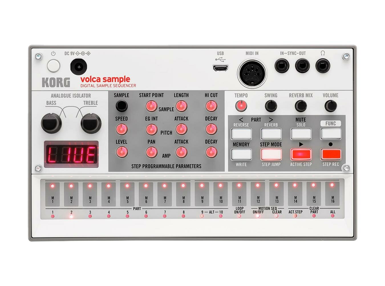 Korg Volca Sample 2 Compact Sequencer SAMPLER - NEW - PERFECT CIRCUIT