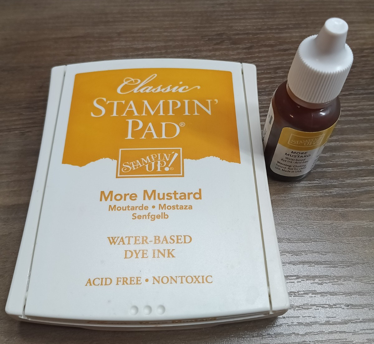 Stampin Up Classic Ink Refill & Pad ~ More Mustard