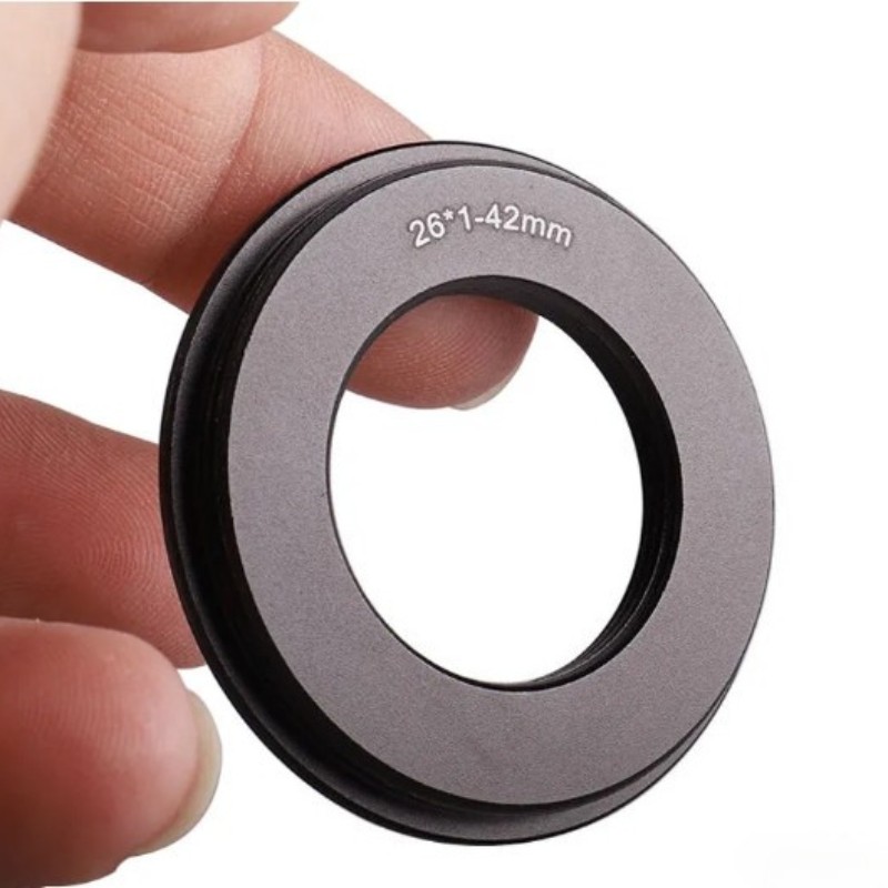 M26-M42 Mount Adapter Ring M26 26x1mm Female to M42 42x1mm Male Thread