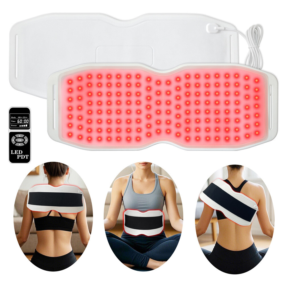 660nm 850nm 940nm Red Light Therapy Belt for Body Pain Relief Relaxing Muscle