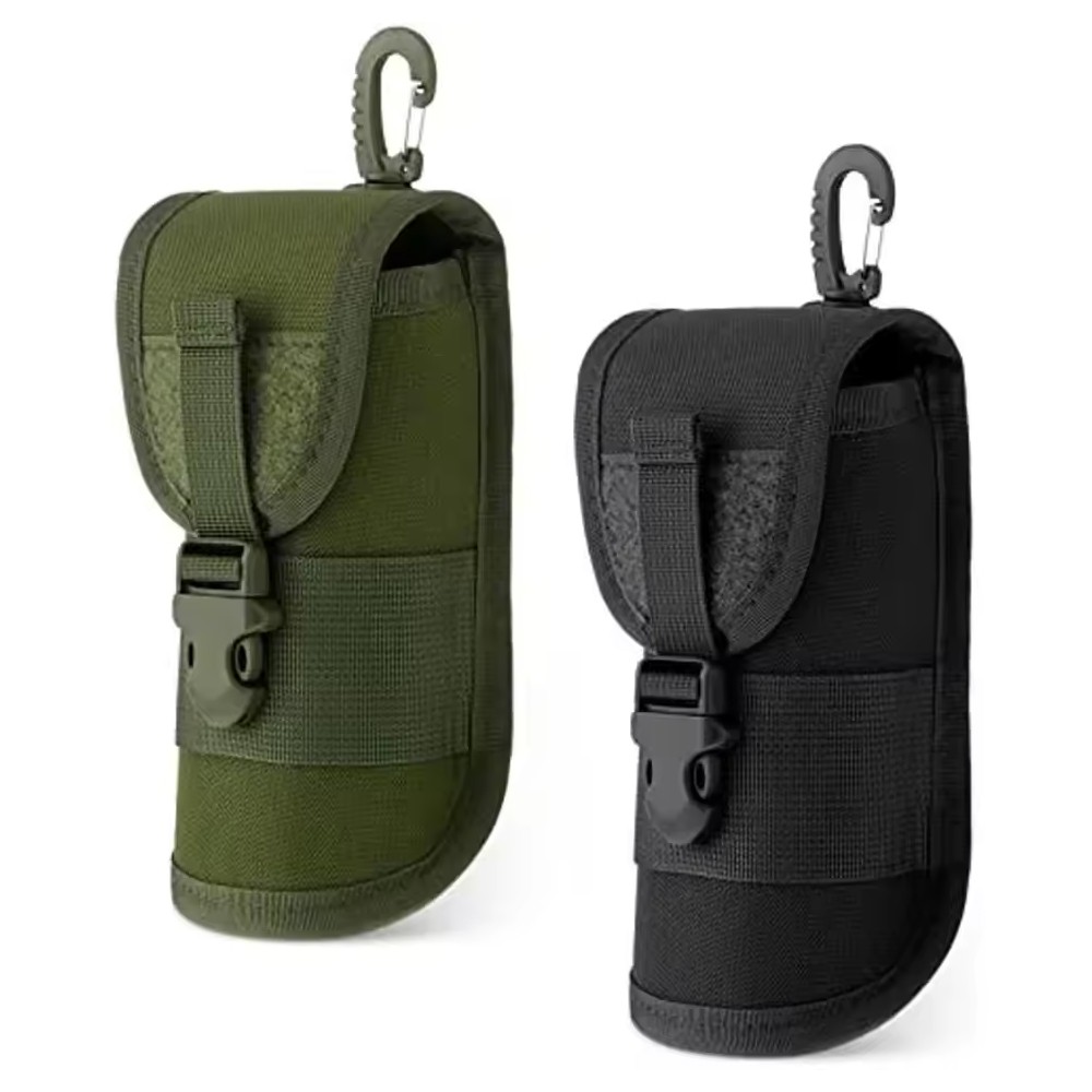 Tactical MOLLE Eyeglasses Shockproof Protective Box Nylon Sunglasses Case Pouch