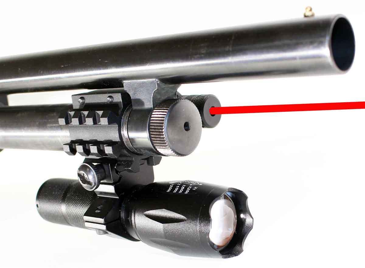 Mossberg 500 Maverick 88 12GA Tactical Flashlight Laser Rail Mount Combo Kit