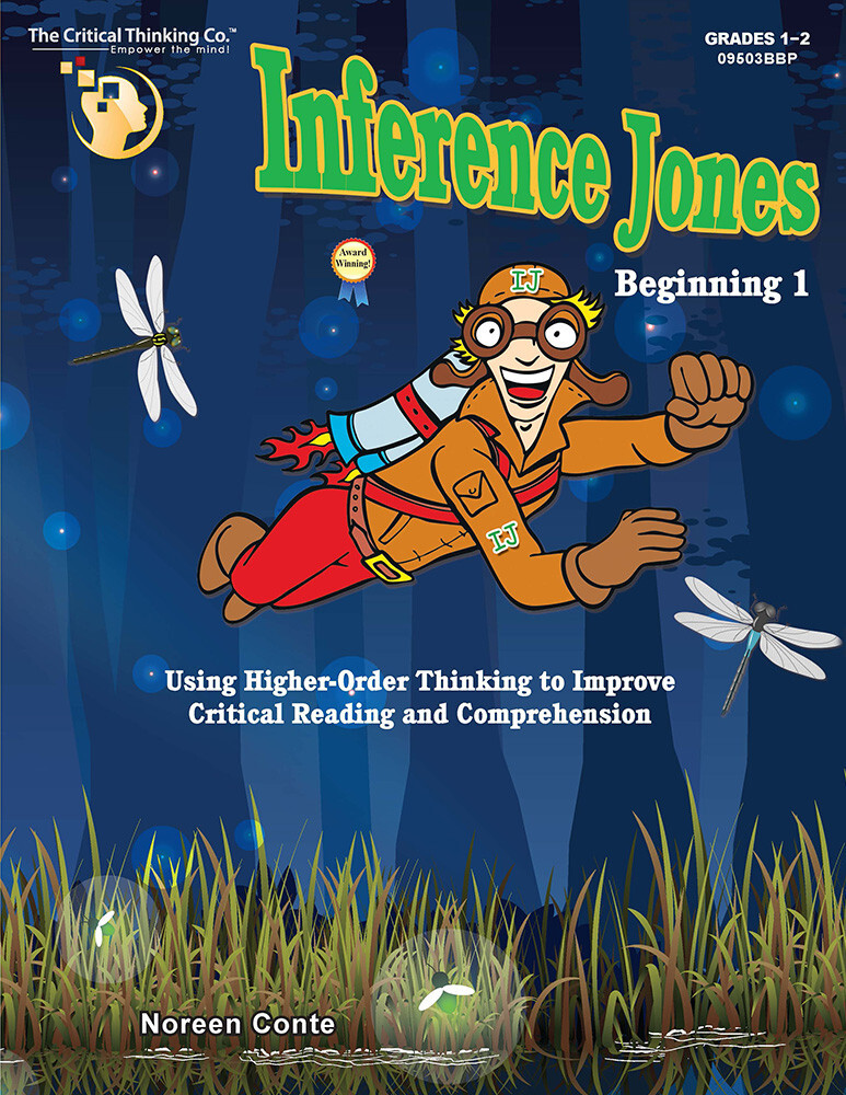 Inference Jones Beginning 1 Reading Comprehension Workbook Grades 1st 2nd