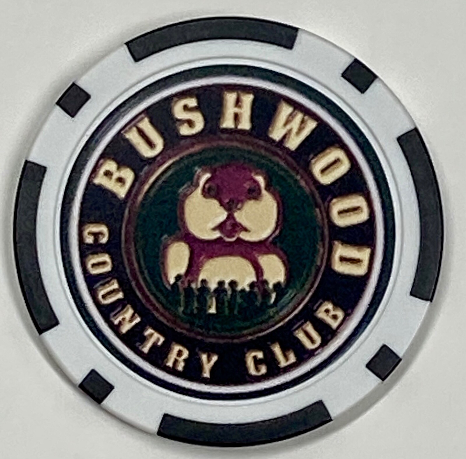 Bushwood Country Club - Caddyshack - Magnetic Clay Poker Chip - Golf Ball Marker