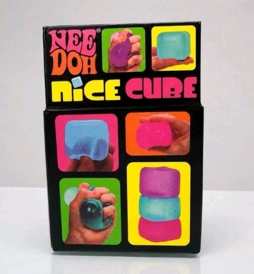 Nee Doh Nice Cube Blue