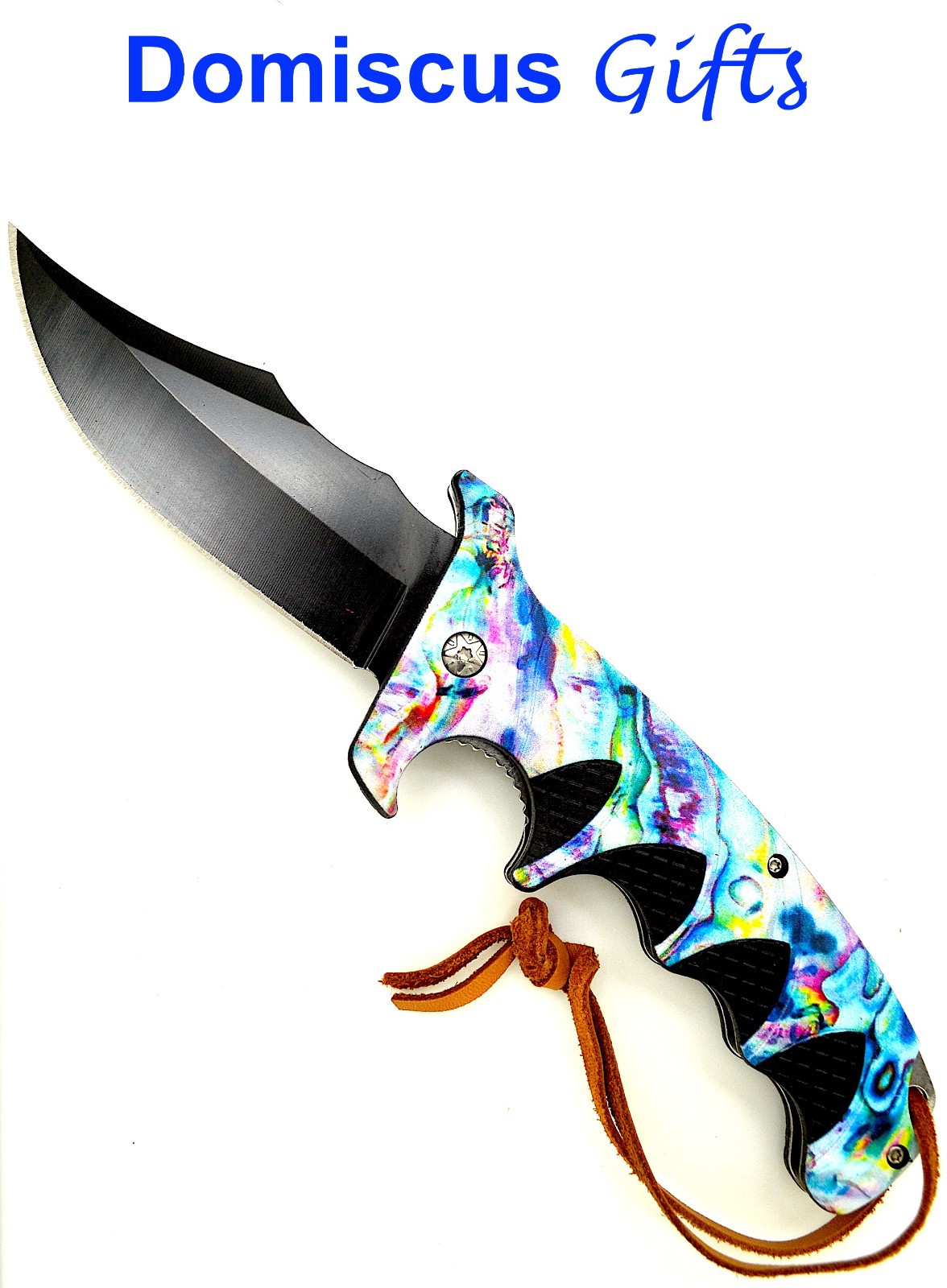 9" NEW FALCON Sure Grip Handle MARBLE Swirl POCKET KNIFE FOLDING Knives KS1092CS