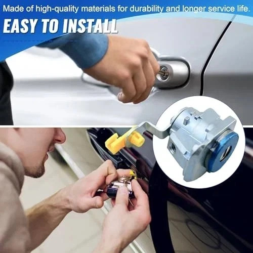 Left Front Drivers Side Door Lock Cylinder with Two Keys Fit for Nissan Altima