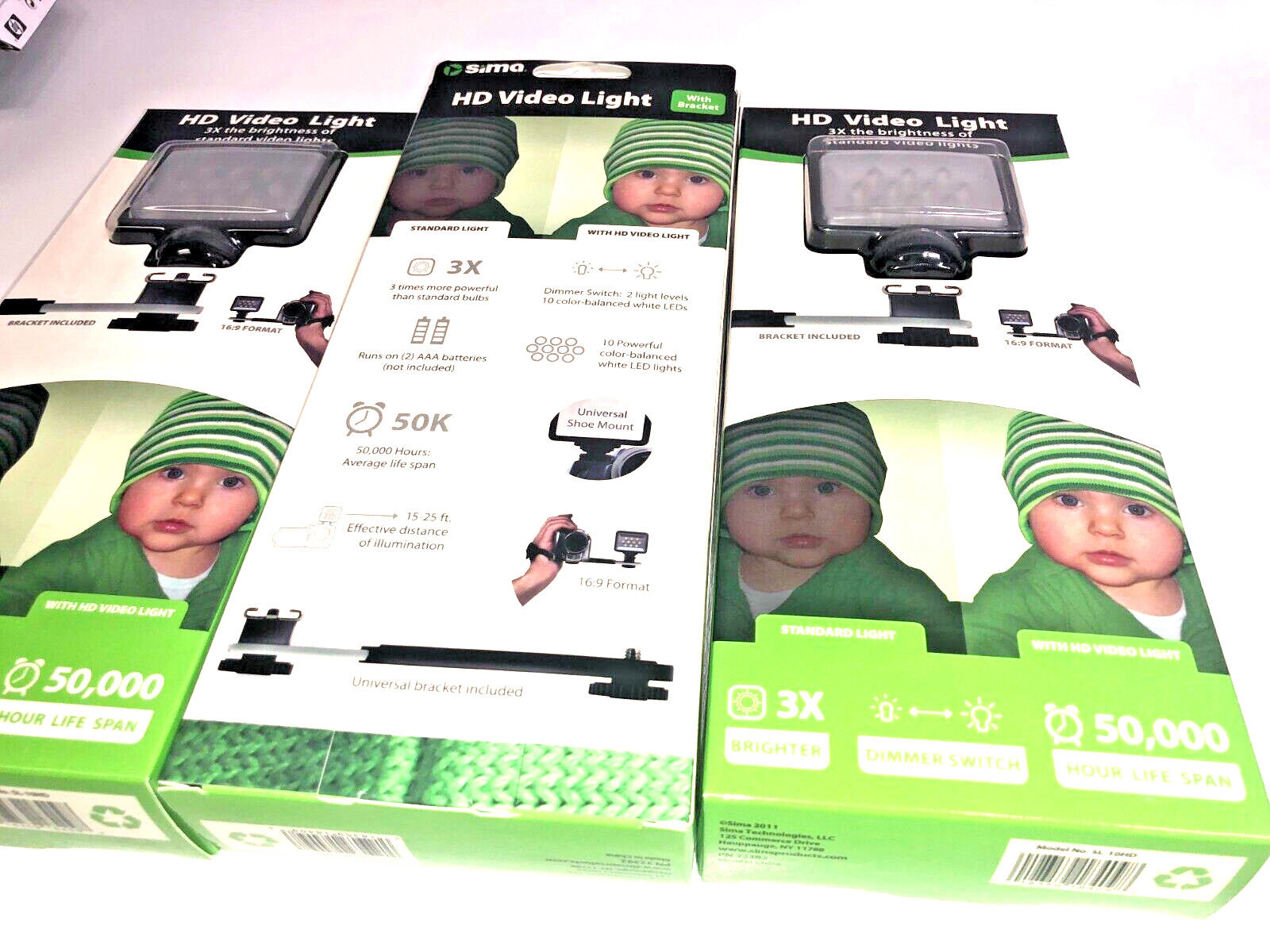 Sima Universal HD Light LED Flash SL-10HD ✅❤️️✅❤️️ New! Sealed! ✅❤️️✅❤️️