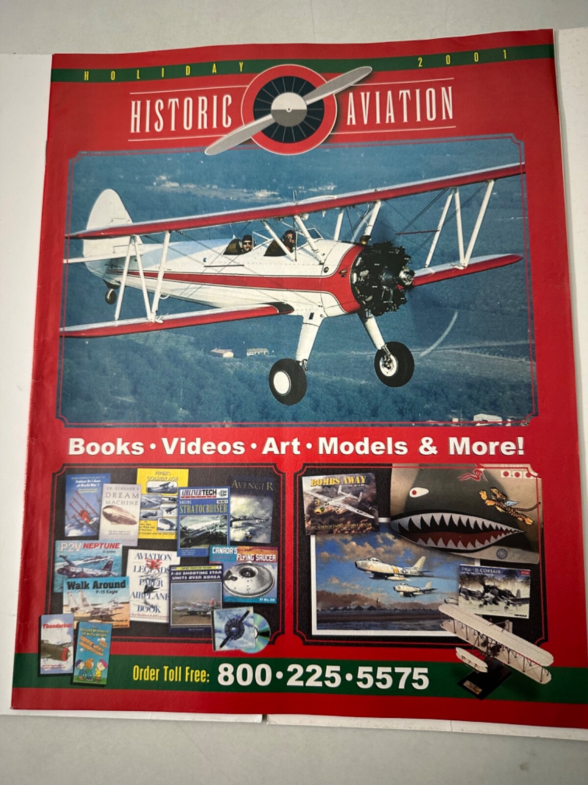 HISTORIC AVIATION Official CATALOG -  Holiday 2001!