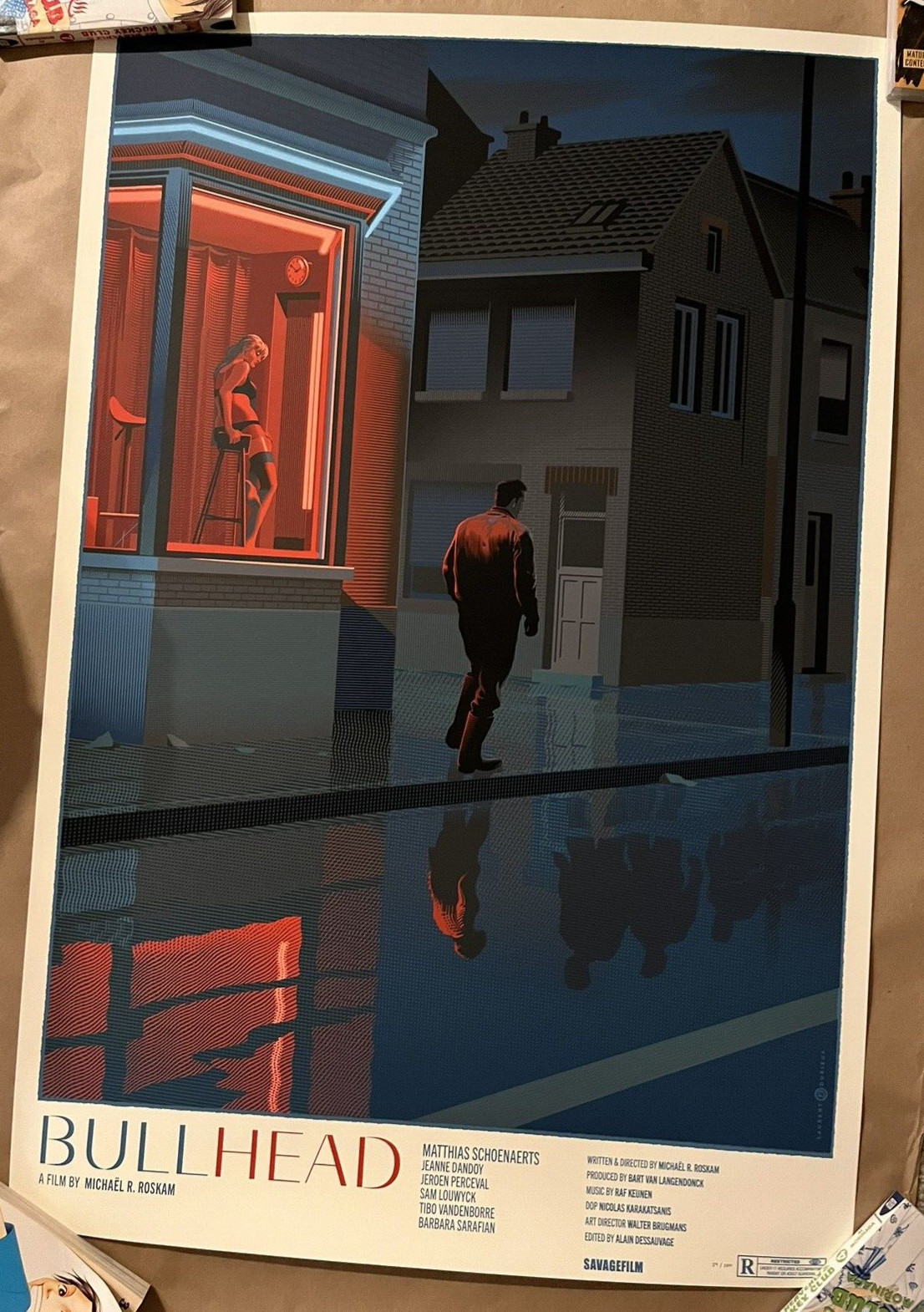 Bullhead Mondo Laurent Durieux Poster Art Print Movie Film Michael R. Roskam LE